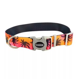 SUBLIME Adjustable Dog Collar, Blue Diamond Dots • Shop Online at Petmania •